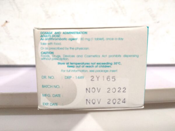 Aspirin 80mg TABLET SCHEEPRIN (Scheele) 100's - Image 3