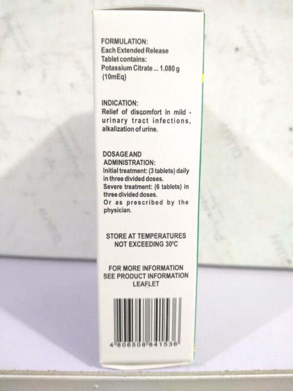 Potassium Citrate 1,080 mg ALKALINSE 30's (SANMARINO) - Image 2