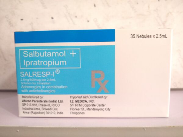 Salbutamol+Ipratropium SALRESP-I(Pharmasurey) 35's