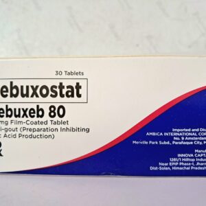 Febuxostat 80mg Tablet Febuxeb 30's