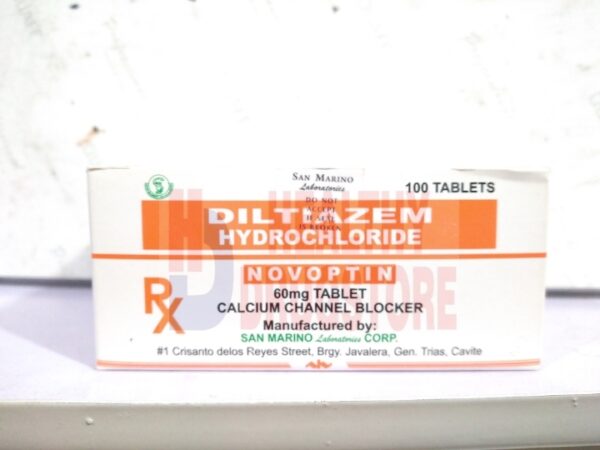 Diltiazem 60mg TABLET NOVOPTIN(San Marino)100's