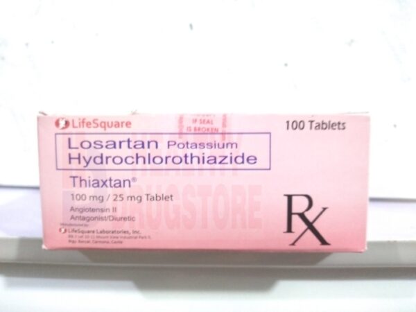 Losartan+hydro 100mg/25mg THIAXTAN(Square)100'S