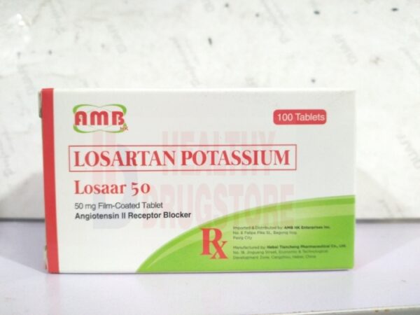 Losartan Losaar P350 Free Shipping 50mg (AMB) 100 pcs