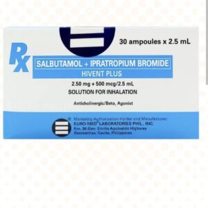 Salbutamol+Ipratropium Hivent Plus 30 pcs