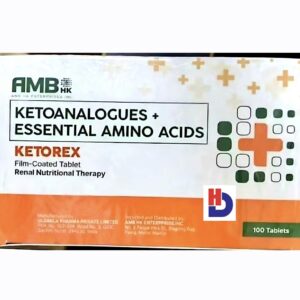 Ketorex 600 mg 100 pcs Ketoanalogues Essential Amino Acid