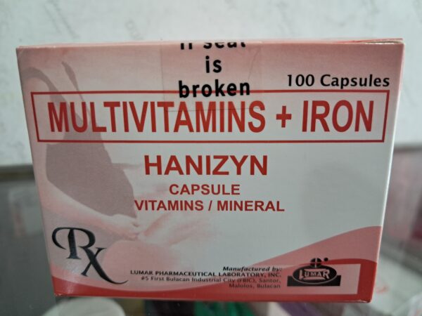 Multivitamins + Iron Hanizyn 100 pcs