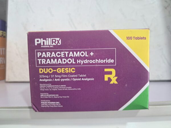 Paracetamol + Tramadol Duo-Gesic 325 mg / 37.5 mg 100 pcs