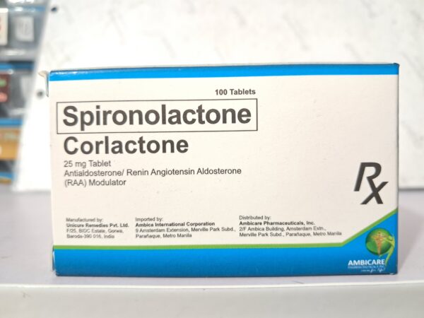 Spirinolactone Corlactone 25 mg 100 pcs