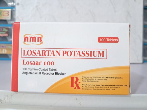 Losartan Potassium Losaar 100 mg 100 pcs