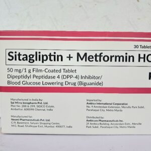 Sitagliptin + Metformin HCI 50 mg / 1g 30 pcs